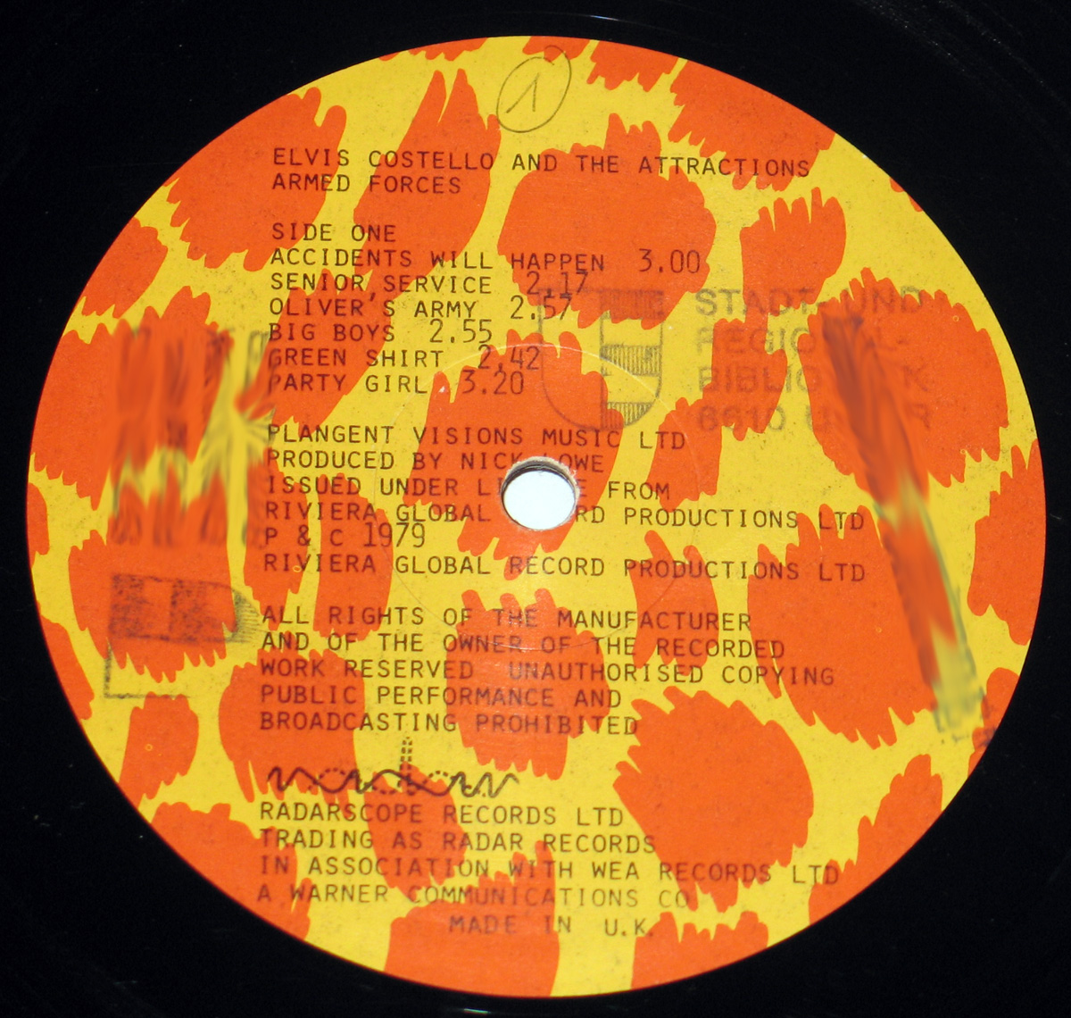 Elvis Costello & The Attractions - Armed Forces